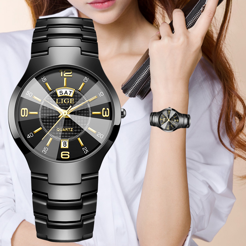 Luxury Women'S Watch - LUIK Mode Elegant Damespolshorloge Luxe Keramiek