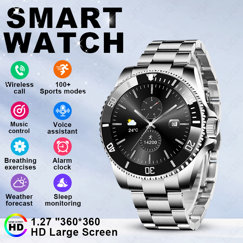 Luxury Watch Hd - LIGE 2026 Smartwatch 1.27