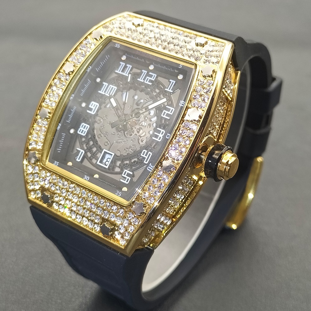 Luxury Watch Unique - Missfox Nieuwe Mannen Horloges Tonneau Rubber