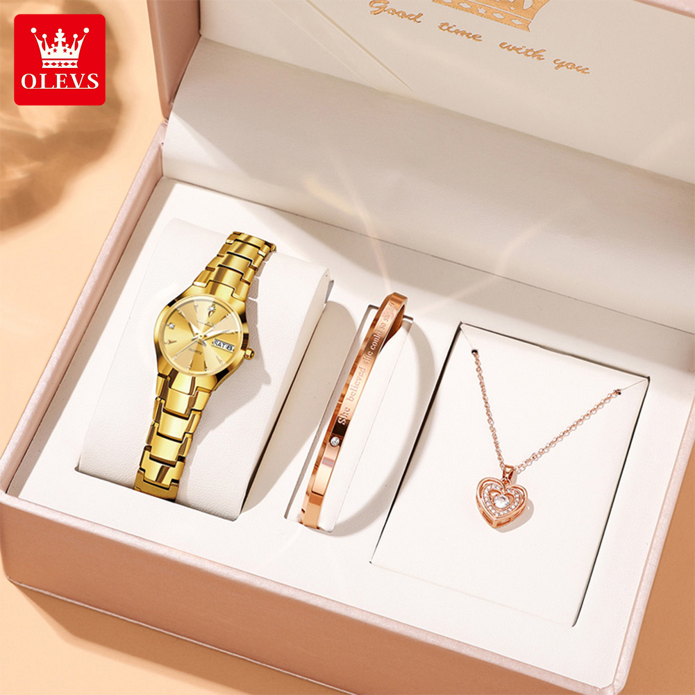 Luxury Women'S Watch - OLEVS Dameshorloge 8697 Luxe Elegante Quartz