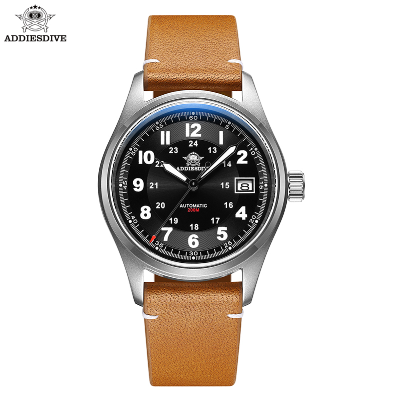 Automatic Pilot Watch - Addiesdive 39 Mm AD2048 Heren Horloge
