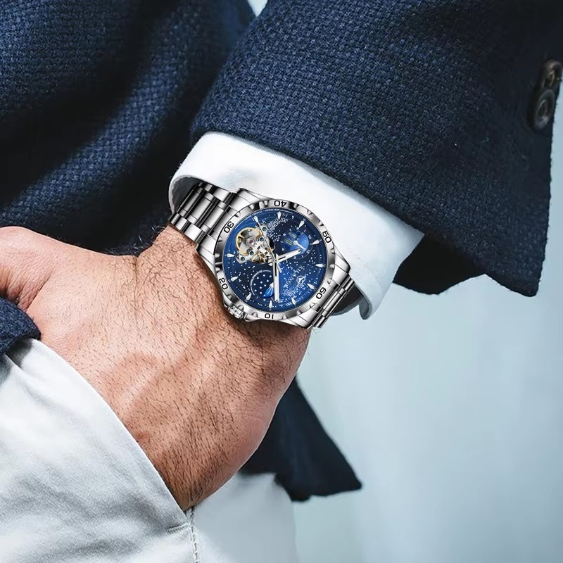 AILANG Herenhorloge met sterre - Luxury Watch Moon Phase recensie en prijs