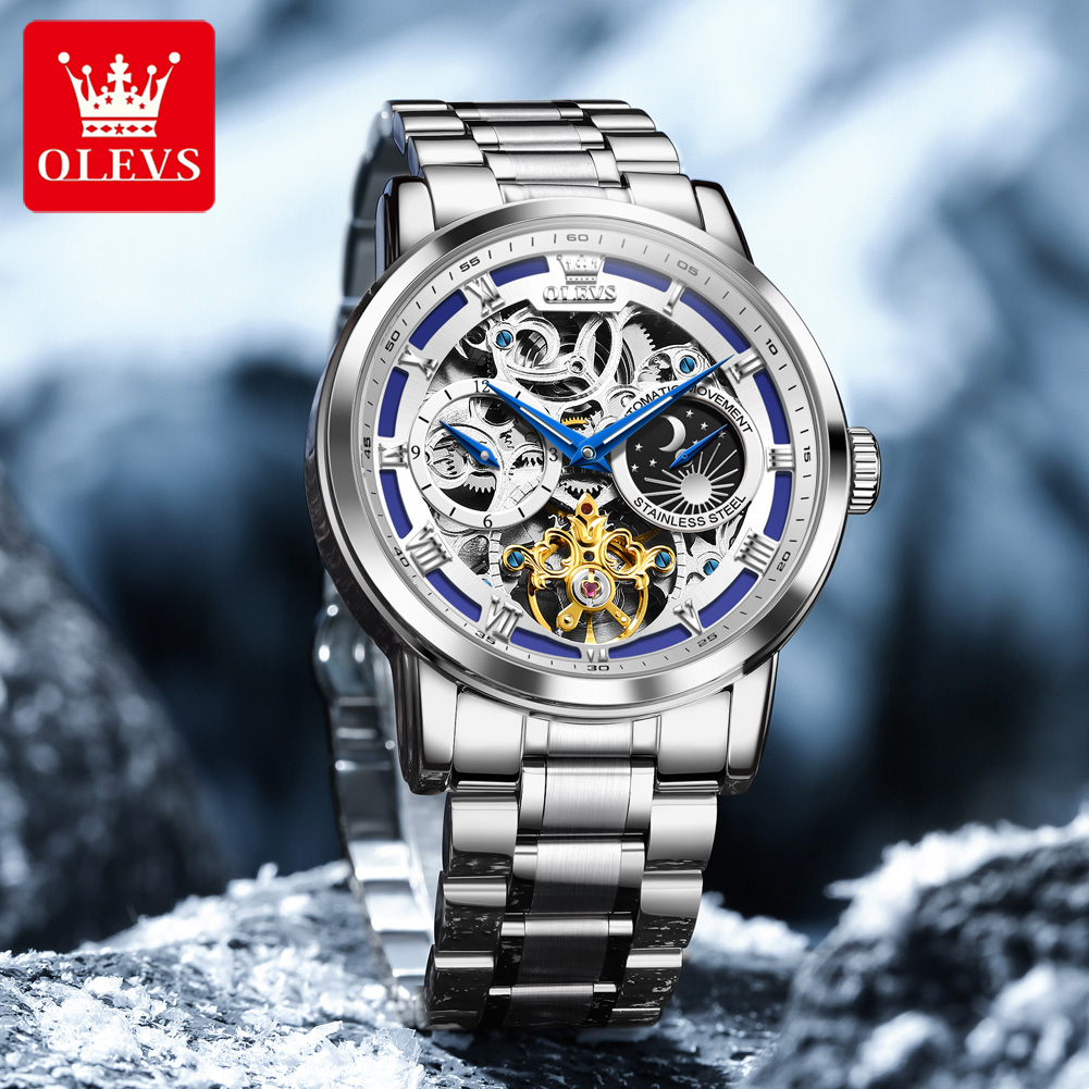 OLEVS 6670 Origineel Herenhorl - Luxury Watch Moon Phase recensie en prijs