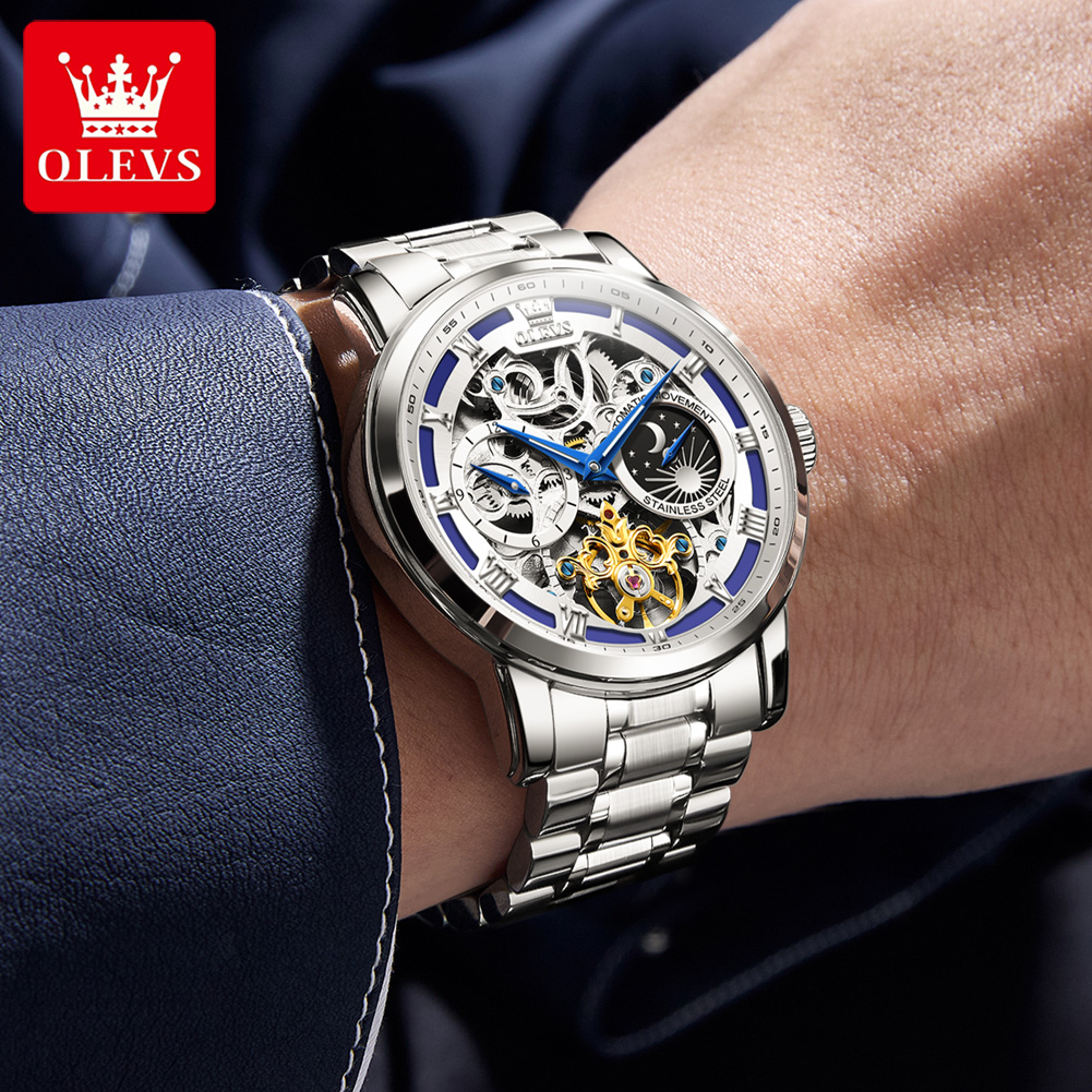 OLEVS 6670 Origineel Herenhorl - Luxury Watch Moon Phase recensie en prijs