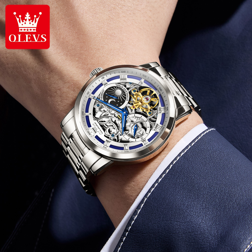 OLEVS 6670 Origineel Herenhorl - Luxury Watch Moon Phase recensie en prijs