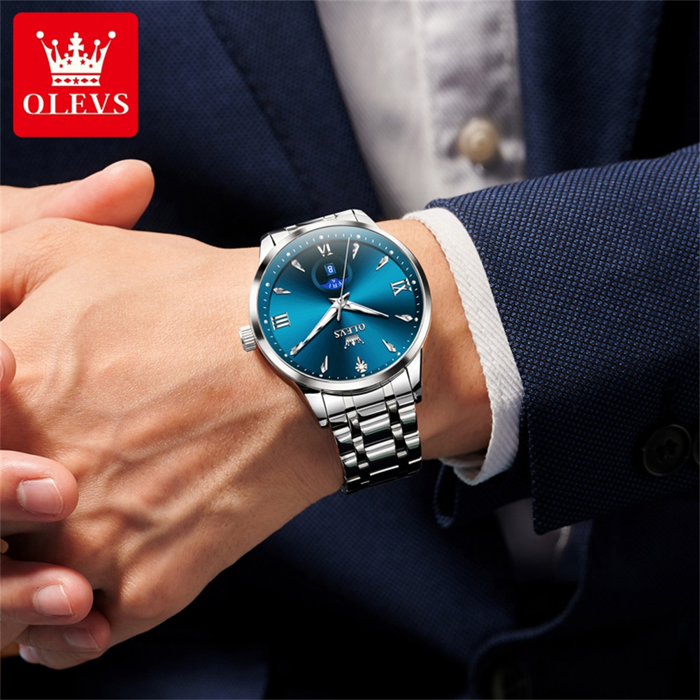 OLEVS Moon Phase herenhorloges - Luxury Watch Brands recensie en prijs