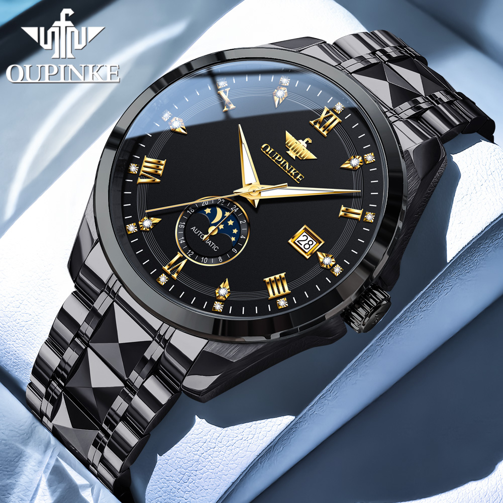 OUPINKE 3265 herenhorloge maan - Luxury Watch Moon Phase recensie en prijs