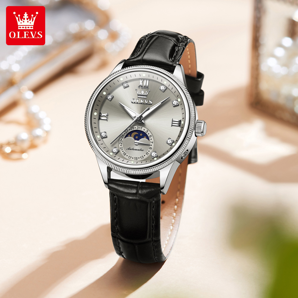 OLEVS Maanfase Mode Vrouwen Ho - Luxury Watch Moon Phase recensie en prijs