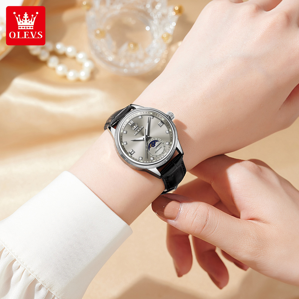 OLEVS Maanfase Mode Vrouwen Ho - Luxury Watch Moon Phase recensie en prijs