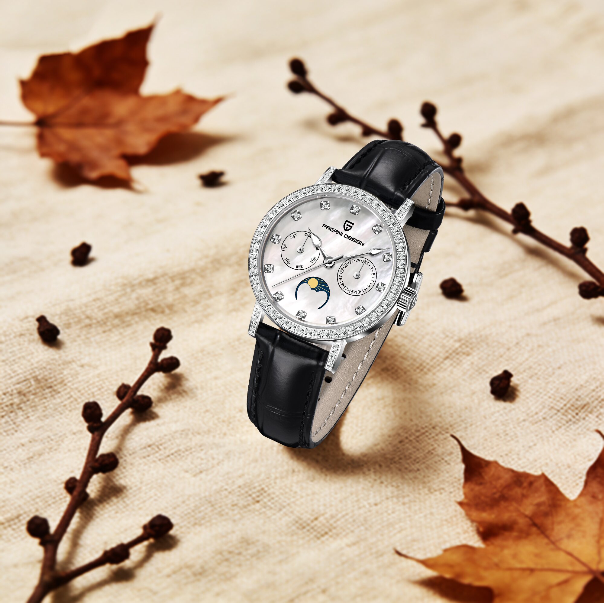 PAGANI DESIGN Elite luxe dames - Luxury Watch Moon Phase recensie en prijs