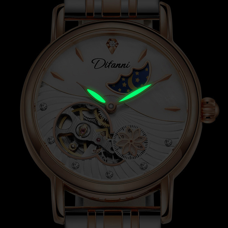 Dame Automatische Mechanische  - Luxury Watch Moon Phase recensie en prijs