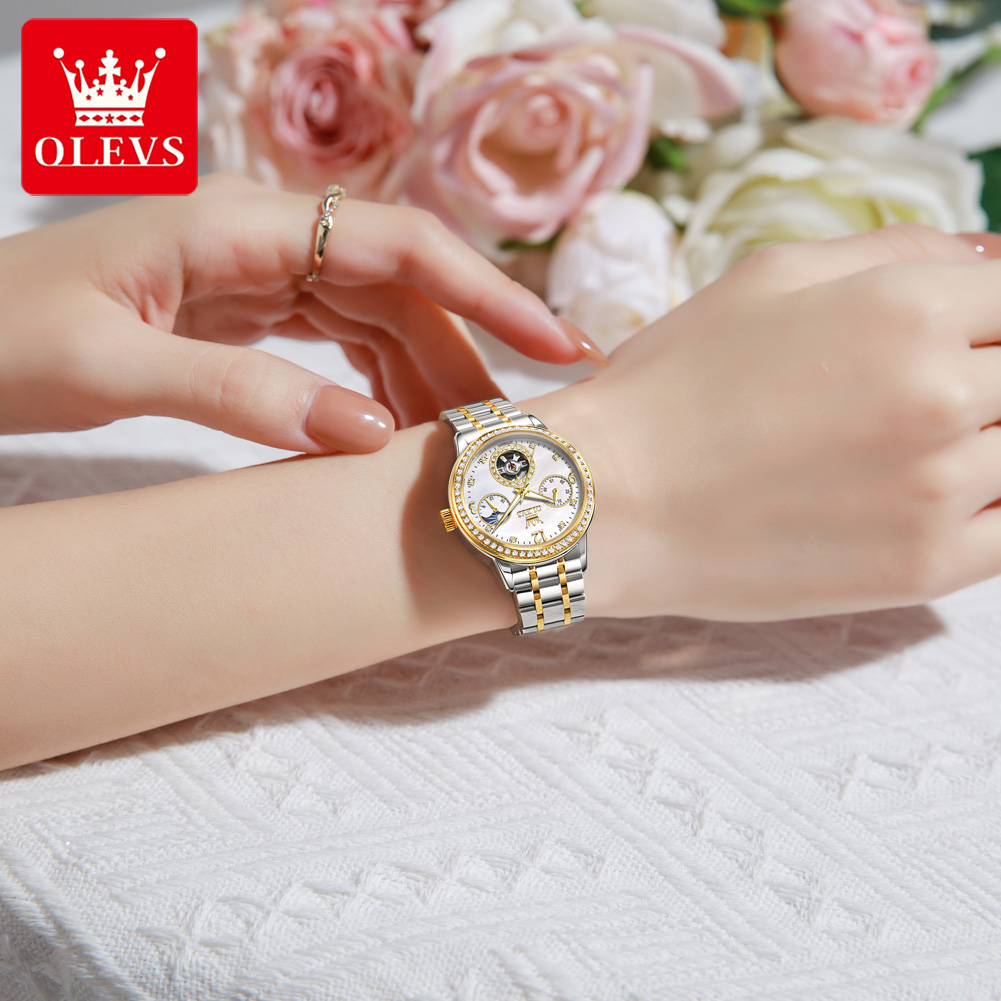 OLEVS Automatisch Horloge Voor - Luxury Watch Moon Phase recensie en prijs