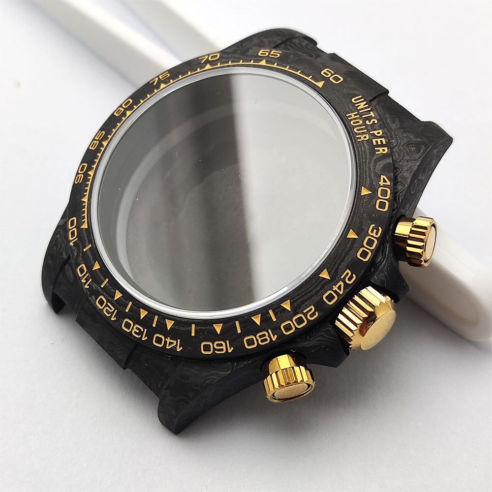 38 mm horlogekast van koolstof - Exhibition Caseback recensie en prijs