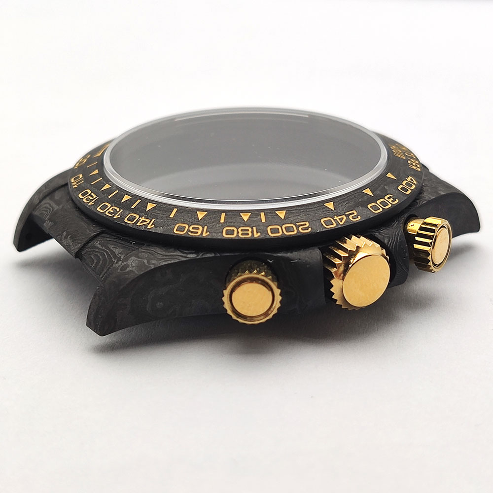 38 mm horlogekast van koolstof - Exhibition Caseback recensie en prijs