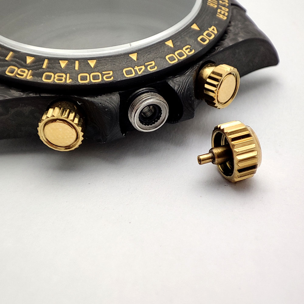 38 mm horlogekast van koolstof - Exhibition Caseback recensie en prijs
