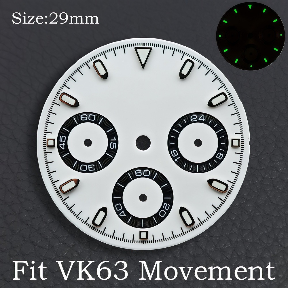 VK63 29mm wijzerplaat wijzers  - Exhibition Caseback recensie en prijs