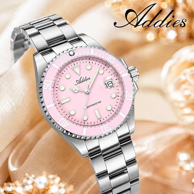 ADDIES 36mm 50m Waterdichte Da - Luxury Watch Brands recensie en prijs