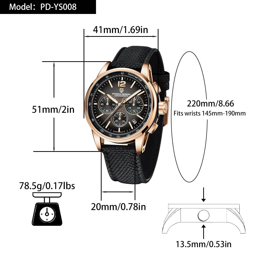 PAGANI ONTWERP Nieuwe Heren Ho - Luxury Watch Brands recensie en prijs