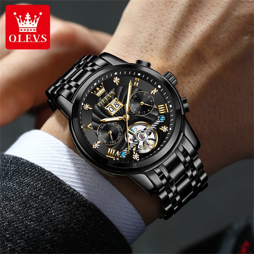 OLEVS Klassieke herenhorloges  - Automatic Pilot Watch recensie en prijs