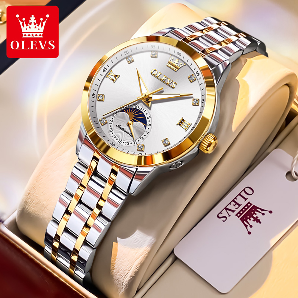 OLEVS 7041 Elegance Maanfase D - Luxury Watch Moon Phase recensie en prijs