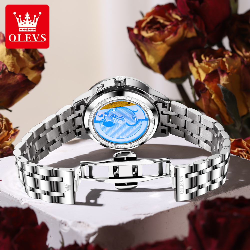 OLEVS 7041 Elegance Maanfase D - Luxury Watch Moon Phase recensie en prijs
