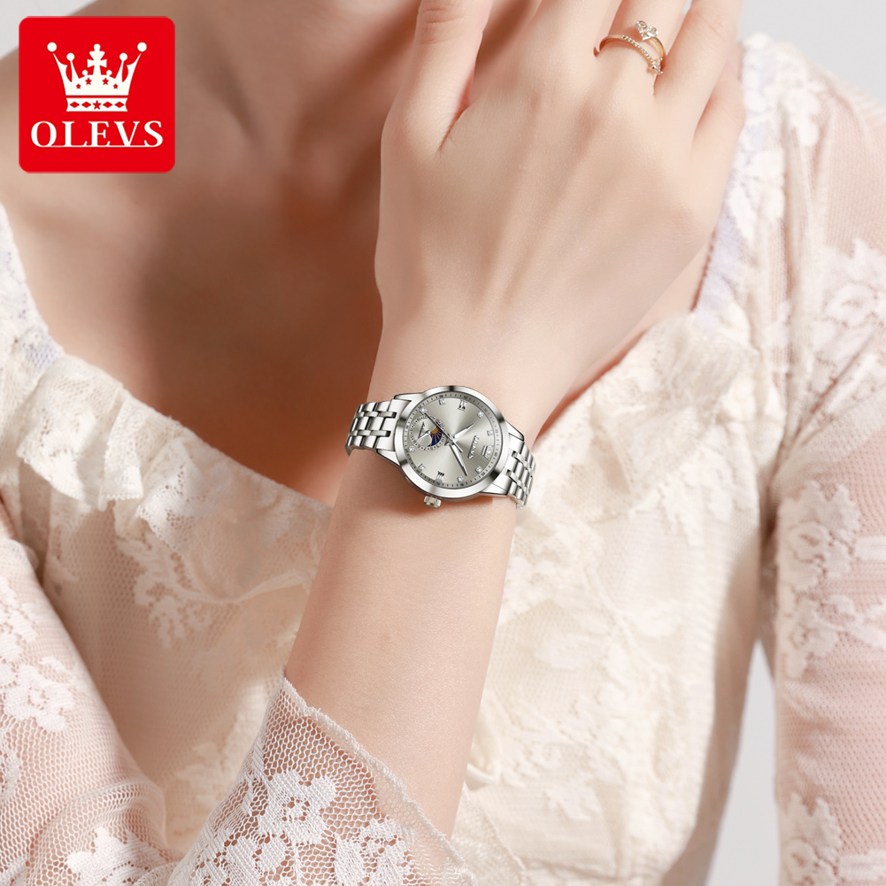 OLEVS 7041 Elegance Maanfase D - Luxury Watch Moon Phase recensie en prijs