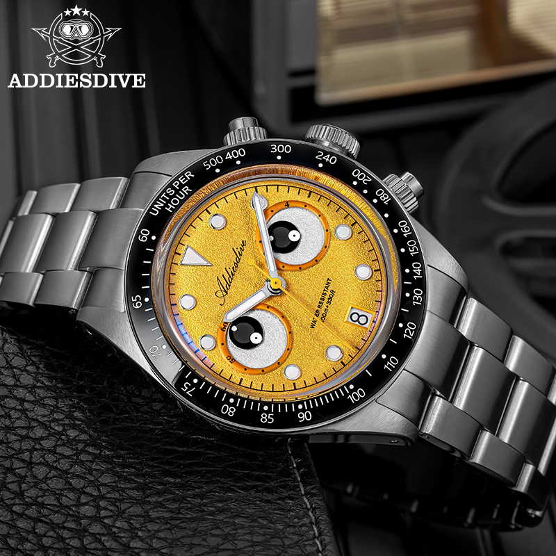 ADDIESDIVE VK64 chronograaf qu - Zero Luxury Watch recensie en prijs
