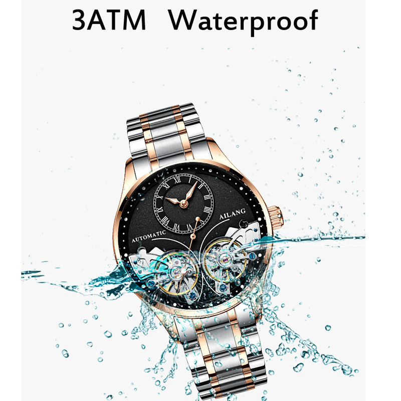 AILANG Gloednieuw mode dubbel  - Automatic Pilot Watch recensie en prijs