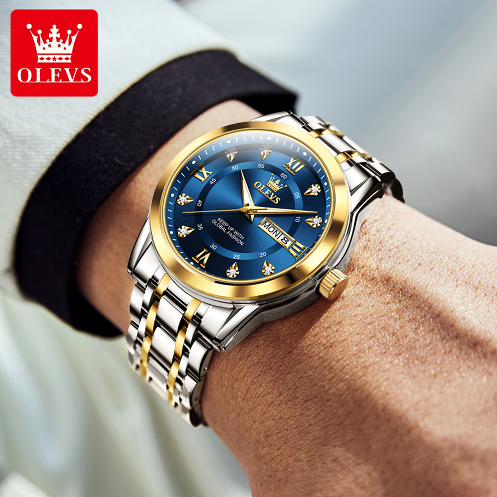 OLEVS merk mode herenhorloges  - Luxury Watch Brands recensie en prijs
