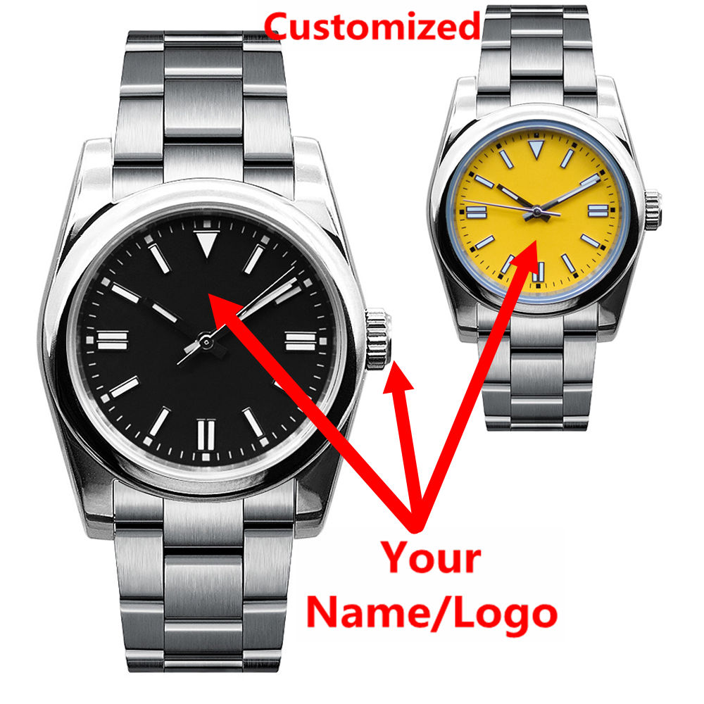 Aangepast logo herenhorloge sa - Luxury Watch Straps recensie en prijs