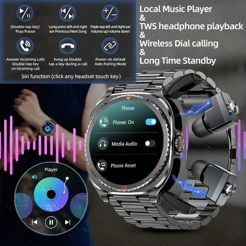 Nieuwe 2026 TWS 2-in-1 draadlo - Luxury Watch Hd recensie en prijs