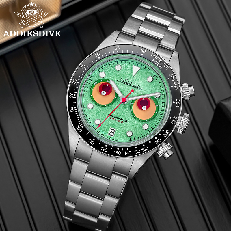ADDIESDIVE Nieuwe 40mm Chronog - Zero Luxury Watch recensie en prijs