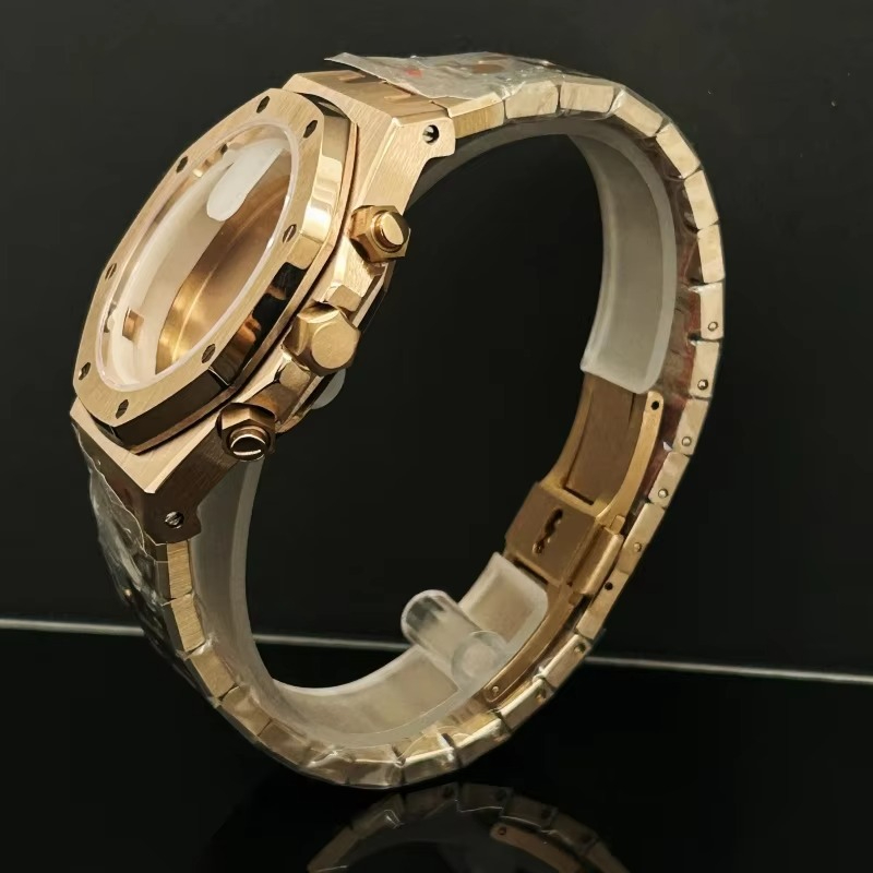 41mm Rose Goud Zwart Horloge M - Exhibition Caseback recensie en prijs
