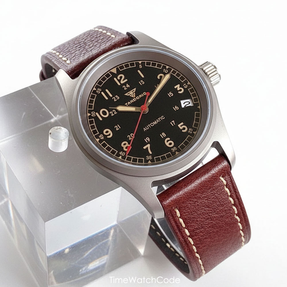 Aangepast horloge Titanium NH3 - Automatic Pilot Watch recensie en prijs