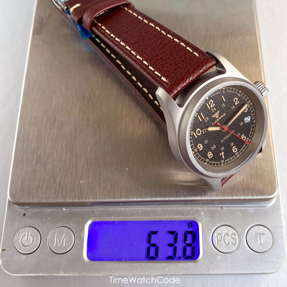 Aangepast horloge Titanium NH3 - Automatic Pilot Watch recensie en prijs