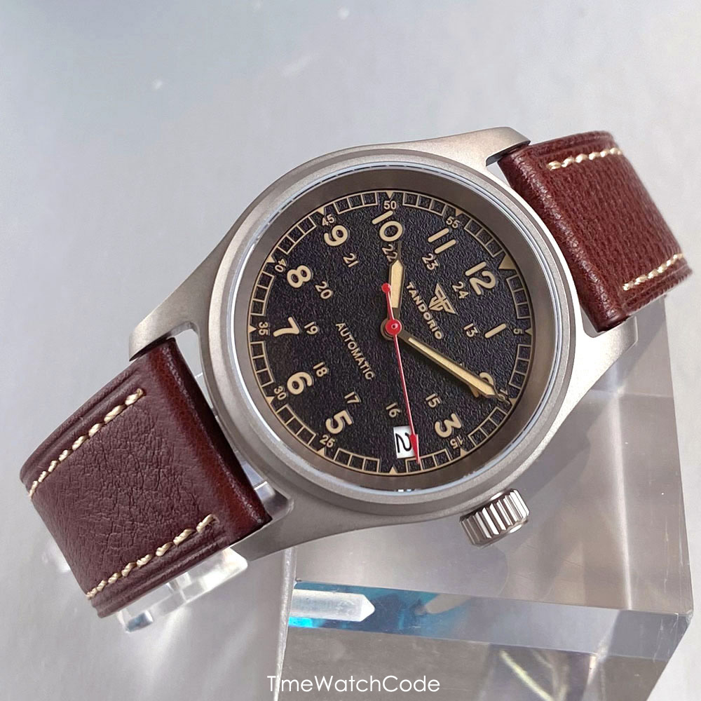 Aangepast horloge Titanium NH3 - Automatic Pilot Watch recensie en prijs