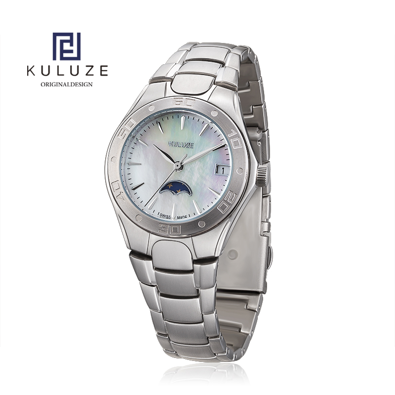 Kuluze Titanium Dame Horloge Z - Luxury Watch Moon Phase recensie en prijs